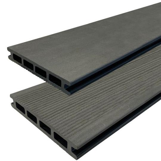 Elephant vlonderplank (clip) houtcomposiet FSC/GRS – Rock Grey 2,1 × 14 × 225 cm
