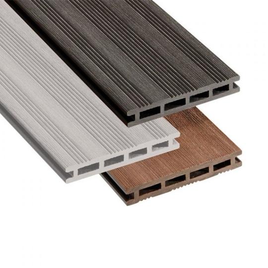 Elephant vlonderplank (clip) houtcomposiet FSC/GRS – antraciet 360 cm