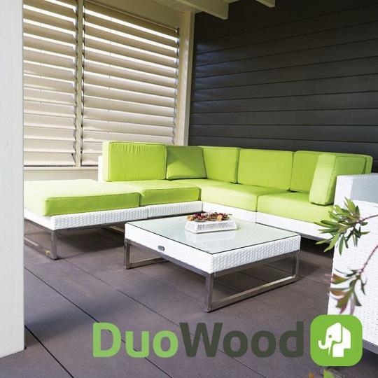 DuoWood Vlonderplank XWB Houtcomposiet – Lava 2,5x25x500 cm
