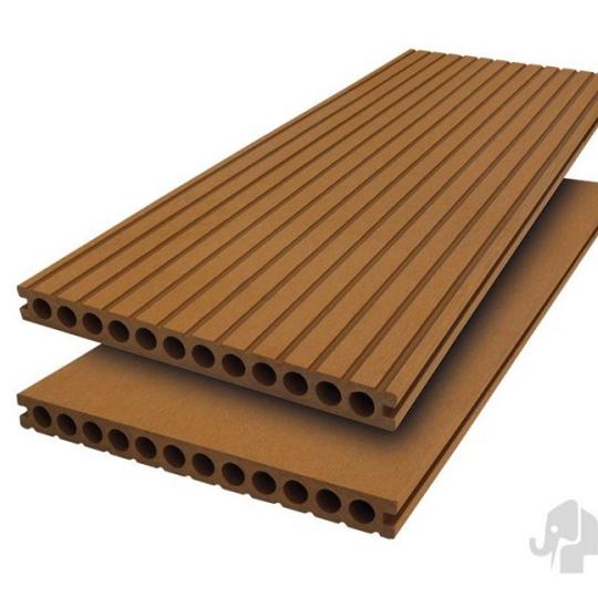 DuoWood Vlonderplank XWB Houtcomposiet –Havanna 2,5x25x300 cm
