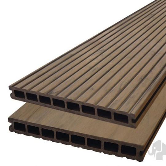 DuoWood Vlonderplank XWB Houtcomposiet – Bi-Color Douala 2,5x25x400 cm