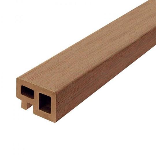 Elephant onderbalk / kantprofiel houtcomposiet FSC – bruin (3x5x225 cm, 2 stuks)