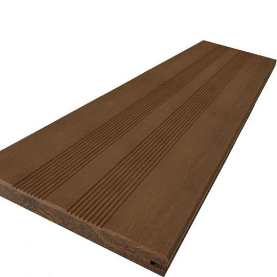 Elephant vlonderplank outdoor parket Bamboe 2x20x220 cm – vlak geschaafd / semi-ribbel Ipé geolied