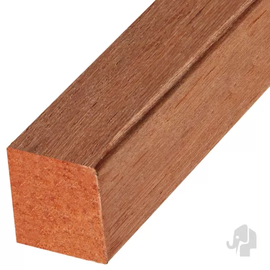 Elephant geschaafde balk duurzaam hardhout FSC 3,5x3,8x245 cm – perfect voor een sterke terrasconstr