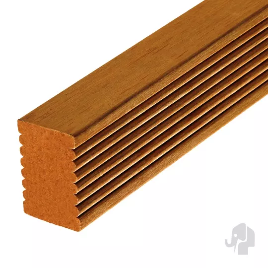 Elephant geschaafde balk Bangkirai hardhout 4,5x6,8x365 cm met ribbelprofiel – Duurzaam, sterk en st