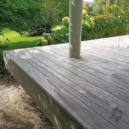 Elephant vlonderplank (clip) Accoya Gray FSC 2,1 x 14 cm