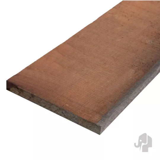 Elephant plank gezaagd Angelim Vermelho FSC hardhout 2x20x300 cm  Duurzaam, sterk en ideaal voor wat