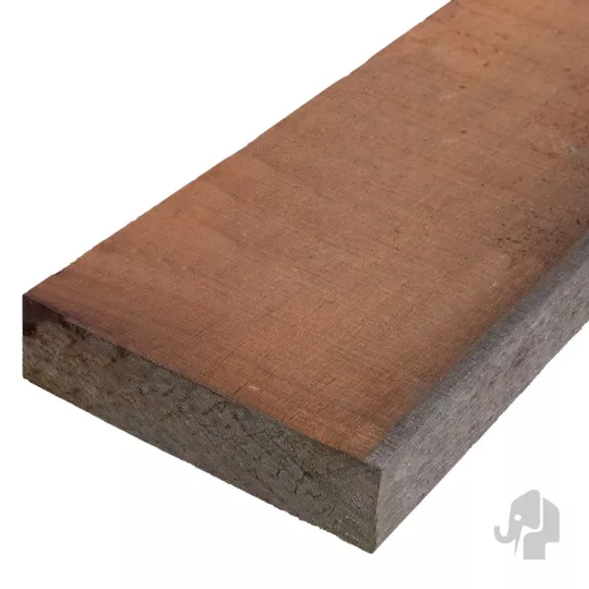 Elephant Gezaagde Balk Angelim Vermelho Hardhout 5x20x550 cm