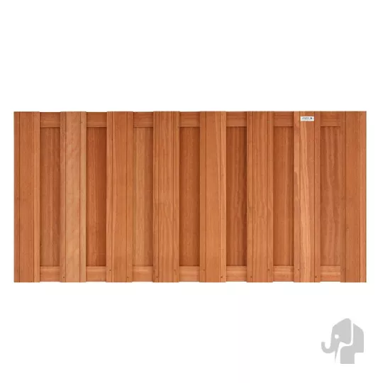 Elephant halfhoge schutting Keruing hardhout – duurzaam, stijlvol en onderhoudsvriendelijk