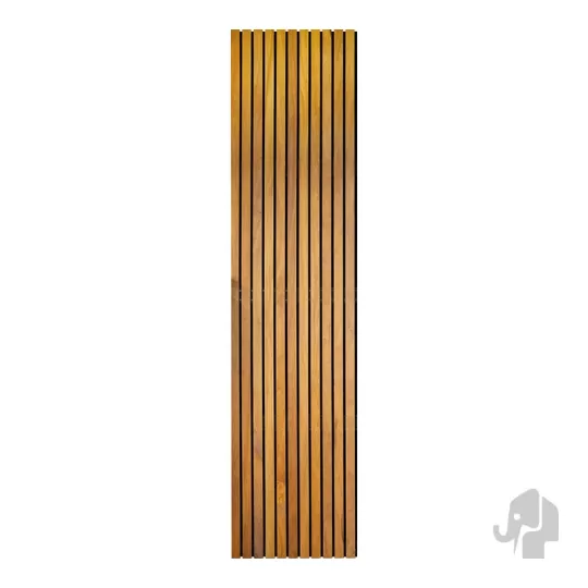 Elephant hardhout FSC lattenwand Stripes Black – duurzame luxe voor buiten