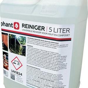 Elephant reiniger voor hout en composiet  5 liter flacon