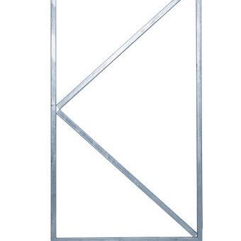 Elephant stalen frame voor houten tuindeuren 2x100x180 cm – Perfect te combineren met beslagset 0089