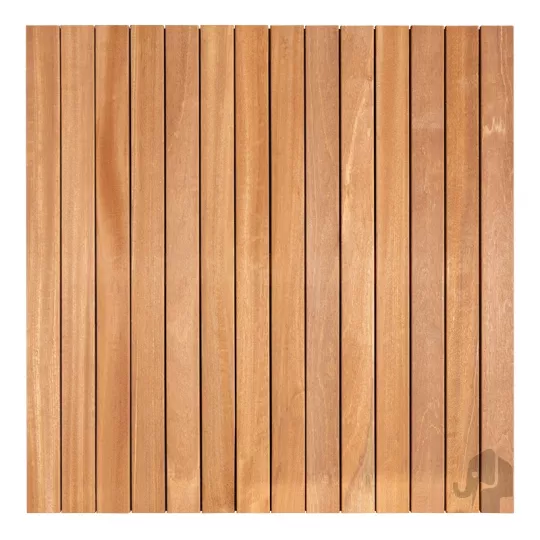 Elephant terrastegel Bangkirai hardhout 3x100x100 cm – vlak geschaafd