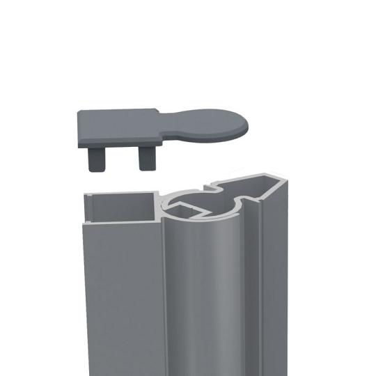 Boston afdekkap en schroeven voor hoekprofiel variabel