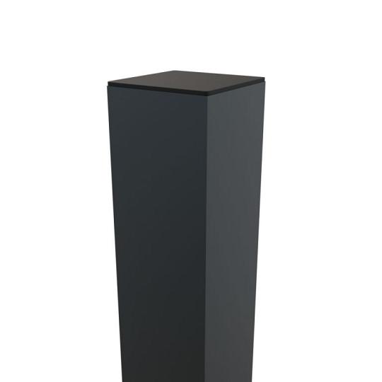 Boston Alu poortpaal 9x9x275 cm dikte 4 mm RAL7016