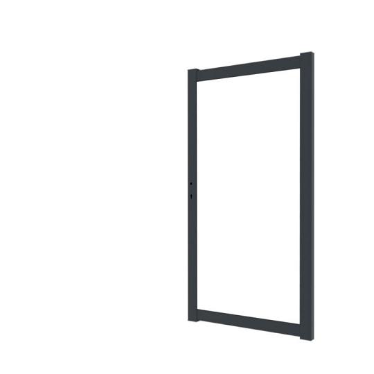 Boston maatwerk Enkele poort groot max (B) 200cm (H) 200cm incl insteekslot