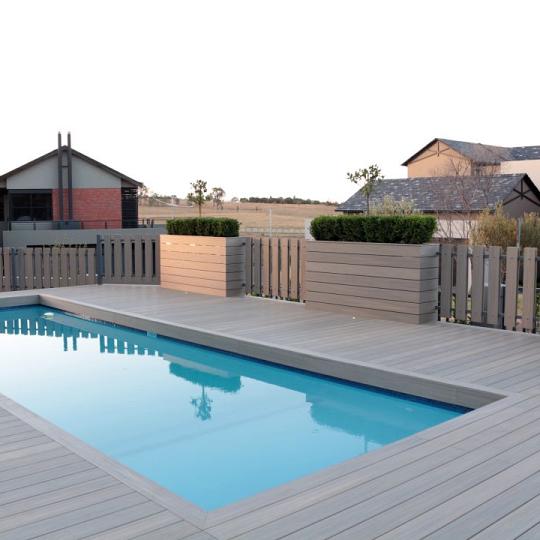 WPC 2,25x13,8x300 cm Fiberdeck Premium RHK Light Grey plank – Duurzaam en stijlvol buitenterras