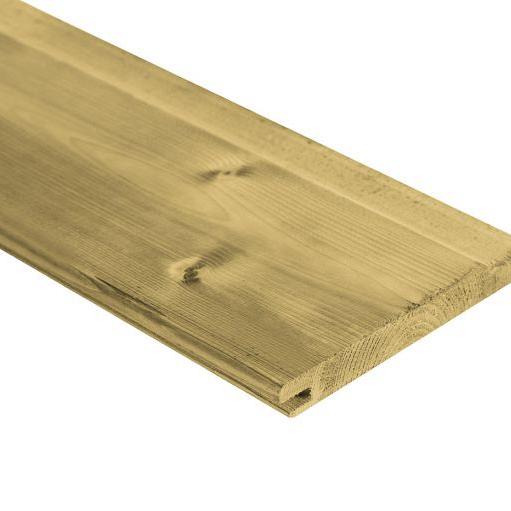 Groen Vuren FSC Rabat Overhangend 1,8x13,1x420 cm – Duurzaam, sterk en ideaal voor bui