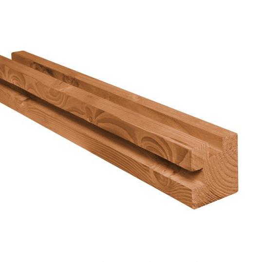Douglas hoekpaal 9,5x9,5x300 cm – duurzaam, sterk en perfect voor elke tuinconstructie