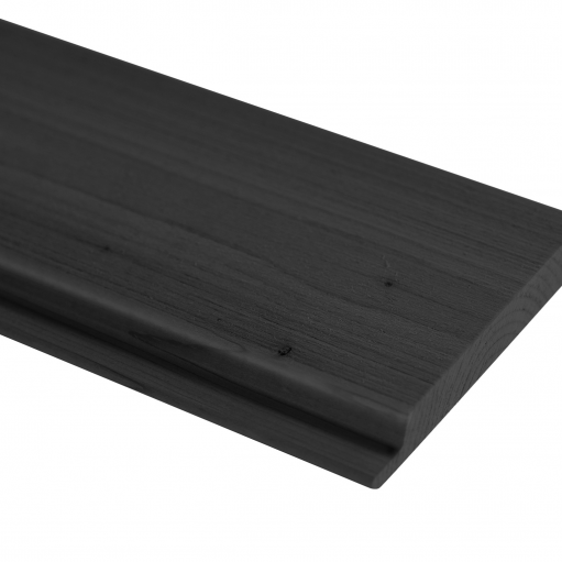 Thermogarant Vuren Channel Siding Geborsteld Zwart – 1,8 x 14,2 x 330 cm