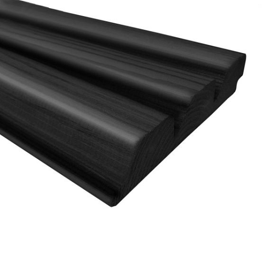 Thermogarant Vuren Triple Deluxe Rabat Zwart – 2,6 x 13,3 x 360 cm