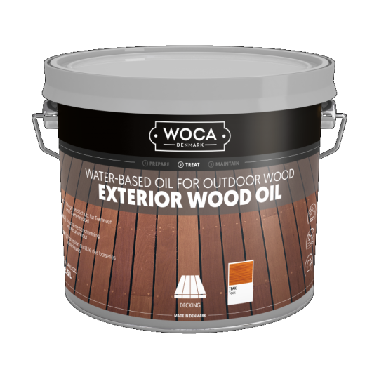 Woca Exterior Oil Teak2,5 ltr – Beschermt en verdiept de kleur van uw hout