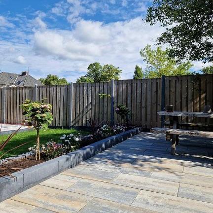 H2O Comfort Square 40x80x5 cm Desert Rock – Stijlvolle Steen voor een Moderne Tuin