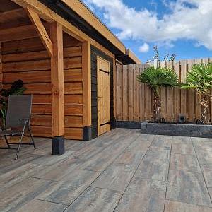 H2O Comfort Square 40x80x5 cm Tricolore Tuintegel – Duurzaam, Stijlvol en Comfortabel