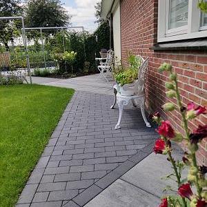 Patio Brick 6 cm Black TOP KOMO – Strakke en Duurzame Bestrating