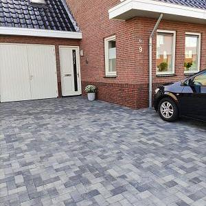 Patio Brick 6 cm nero/grey KOMO – Stijlvolle en duurzame bestrating