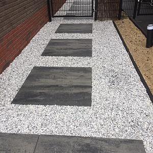 Patio Square 90x90x6 cm nero/grey – Strak, modern en duurzaam