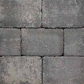 Stonique trommelsteen 20x30x5 cm grijs/zwart – tijdloze siersteen voor tuin en landschap