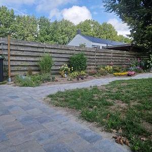 Stonique Trommelsteen 20x30x6 cm musselkalk– Stijlvolle Natuursteen voor Tuin en Oprit