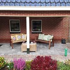 Stonique Trommelsteen 20x30x6 cm grijs/zwart – Stijlvolle Natuursteen voor Tuin en Oprit
