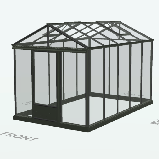 Euro Maxi 2.36 x 3.80 Ral kleur 6009 of 9005