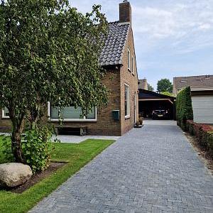 Stonique Trommelsteen Dikformaat 6 cm Antraciet