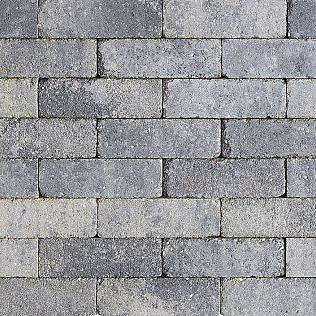 Stonique trommelsteen dikformaat XL 28x7x8 cm grijs/zwart – tijdloze en robuuste bestrating
