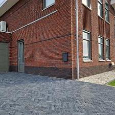 Stonique trommelsteen waalformaat 7 cm antraciet – stijlvolle bestrating met karakter