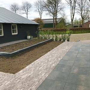 Stonique trommelsteen waalformaat 7 cm mangaan – stijlvolle bestrating met karakter