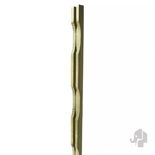 Vuren Plank FSC Achterhout Geventileerd 2,1 x 4,5 cm – Geïmpregneerd