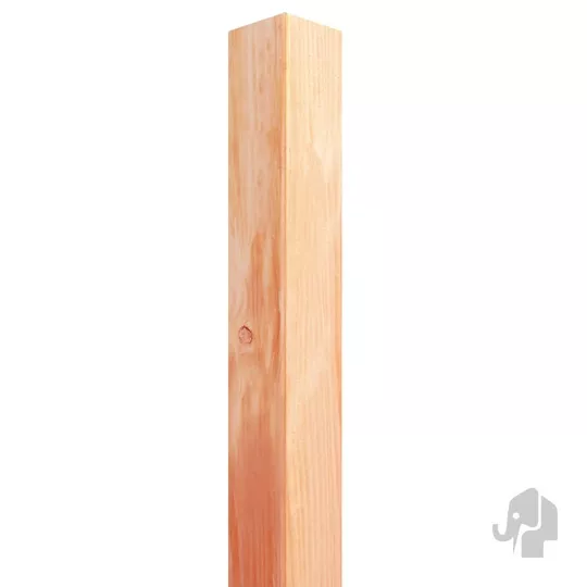 Elephant Geschaafde Paal Douglas PEFC 5x5x200 cm – Duurzaam, Sterk en Ideaal voor Hekken & Poortjes