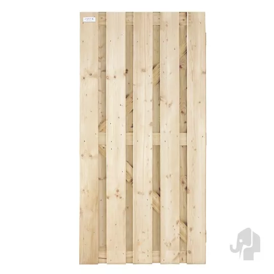 Elephant tuindeur bruin verduurzaamd Vuren FSC 47x900x1800mm – strak, duurzaam en stijlvol