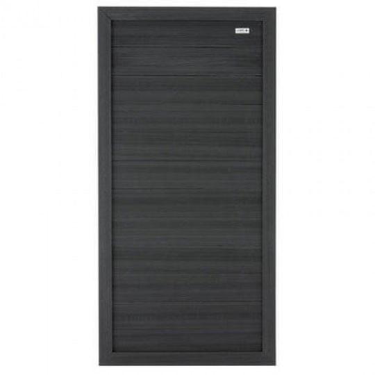 Elephant schutting Forte houtcomposiet FSC/GRS 4x90x180 cm zelfbouwset antraciet met aluminium kader