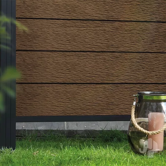 Elephant veer/tussenprofiel Modular Evo aluminium 2x2x179,3 cm antraciet – gepoedercoat (8 stuks in