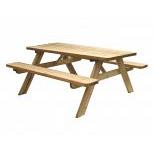 Vuren picknicktafel – 70 x 155 x 300 cm | Duurzaam, stijlvol en ideaal voor buiten
