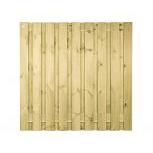 Grenen Scherm bij Beton – 19 Planks (180x180 cm): Duurzaam, stijlvol en perfect voor elke tuin