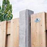 Grenen Scherm bij Beton – 19 Planks (180x180 cm): Duurzaam, stijlvol en perfect voor elke tuin