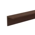 Composiet hoekprofiel Donkerbruin 300 cm – strak, modern en duurzaam