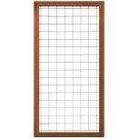 Draadscherm Bangkirai. Kader 180x90 cm