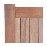 Hardhouten Poort Enkel – Rechtsdraaiend 180x100 cm: Duurzame en stijlvolle toegang tot jouw tuin